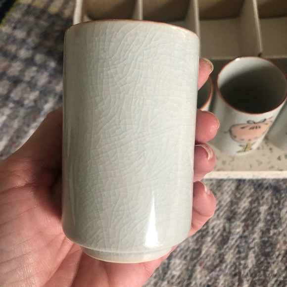 VINTAGE OTAGIRI OMC JAPAN KOKESHI GIRLS SET OF 6 SMALL CUPS - Picture 14 of 14